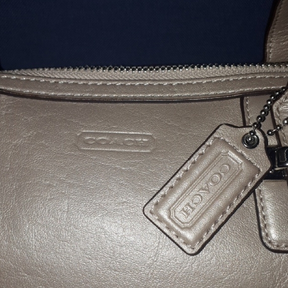 Coach Tan Leather Satchel - Picture 10 of 13
